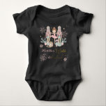 Body Para Bebé Los Navidades de los Nutcracker ballet Winter Oned<br><div class="desc">Este caprichoso y personalizado traje de bebé Nutcracker hace un equipo perfecto de primer cumpleaños. Se trata de un lugar de diseño de moda,  de estilo rosa y moderno. ¡Artículos coincidentes disponibles en la tienda! (c) El estudio Happy Cat Studio.</div>