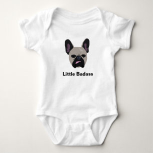Body Para Bebé Los "pequeños badass lindos" broncean el bulldog