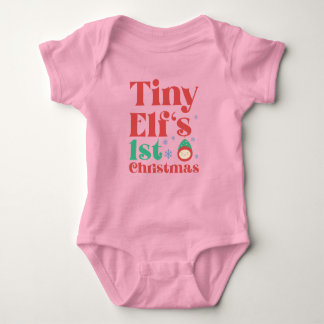 Body Para Bebé Los primeros Navidades de Tiny Elf