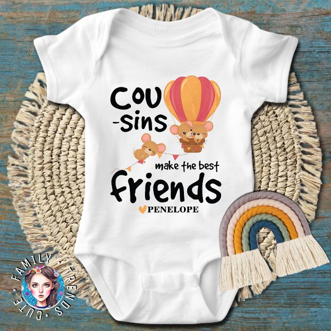 Body Para Bebé Los primos hacen los mejores amigos (Subido por el creador)