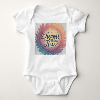 Body Para Bebé Los sueños prosperan aquí