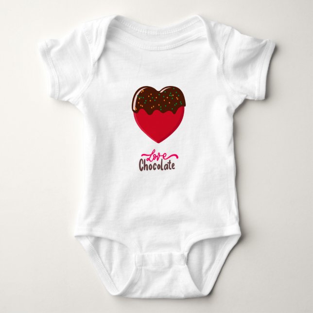 Body Para Bebé Love Chocolite (Anverso)