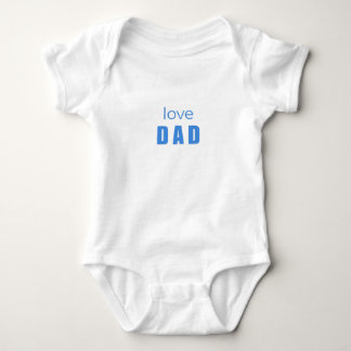 Body Para Bebé Love Dad Baby Boy Bodysuit