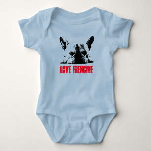 Body Para Bebé Love Frenchie