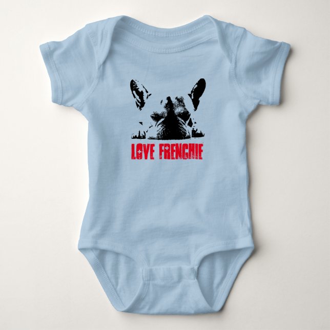 Body Para Bebé Love Frenchie (Anverso)