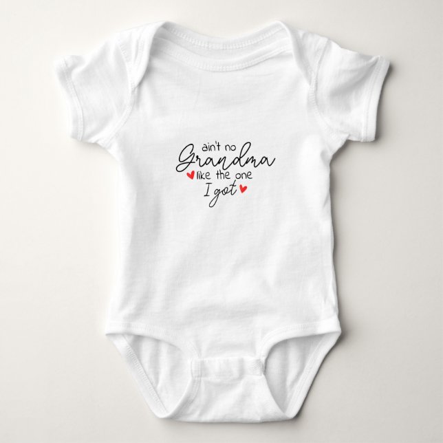 Body Para Bebé Love Grandma Fun (Anverso)