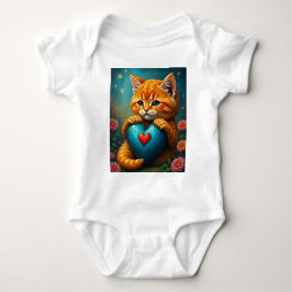 Body Para Bebé Love Kitty