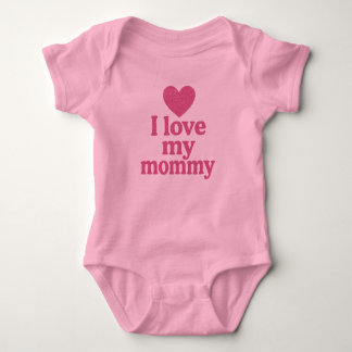 Body Para Bebé  Love Mommy T-Shirt