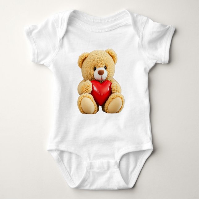 Body Para Bebé Love Teddy (Anverso)