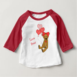Body Para Bebé Love Teddy Bear Pink