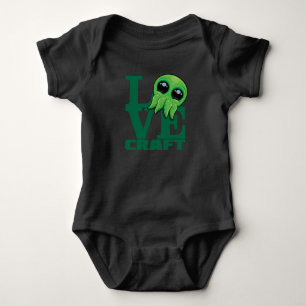 Body Para Bebé Lovecraft Baby Cthulhu Design - Spooky Cute Love