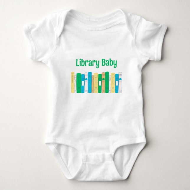 Body Para Bebé Lover de libros / Lectura / Biblioteca (Anverso)