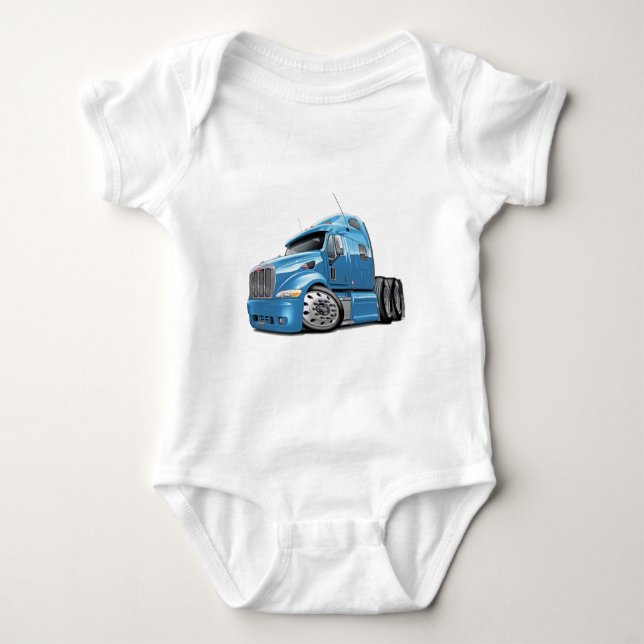 Body Para Bebé Lt Blue Truck de Peterbilt (Anverso)