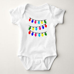 Body Para Bebé Luces navidades