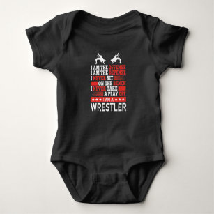 Body Para Bebé Luchador ofensivo defensivo profesional