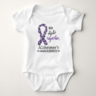 Body Para Bebé Luchamos juntos - Conciencia sobre el Alzheimer
