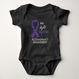 Body Para Bebé Luchamos juntos - Conciencia sobre el Alzheimer