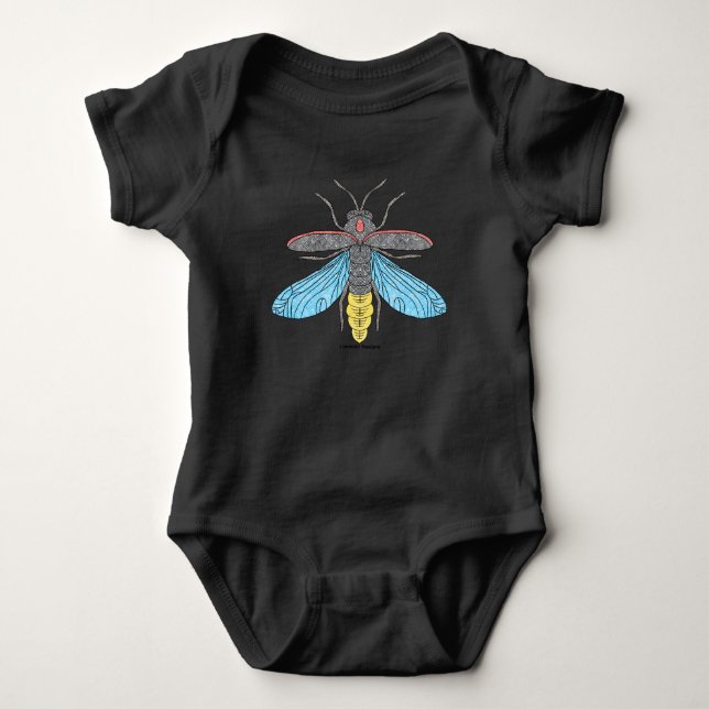 Body Para Bebé Luciérnaga (vívida) - Bodysuit de bebé (Anverso)