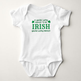 Body Para Bebé Lucky Irish Baby | Camiseta del Día de los Patroci