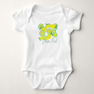 Body Para Bebé Lucky Lemons Green Kid Baby Toddler Bodysuit