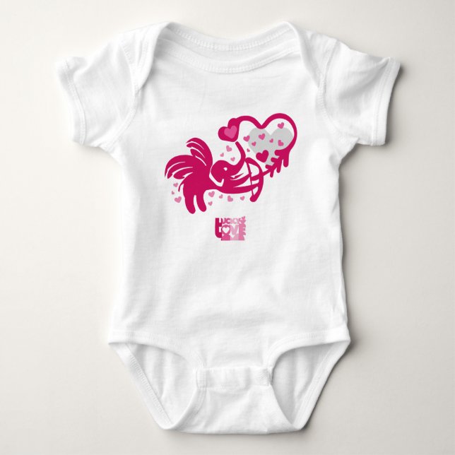 BODY PARA BEBÉ LUCKY LOVE ELEPHANT CUPID ELEPHANT BY MASANSER (Anverso)
