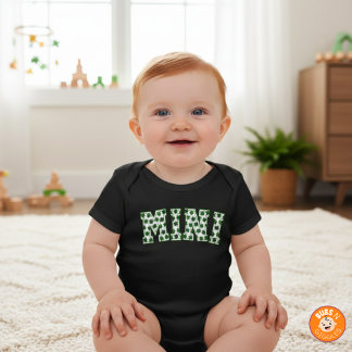 Body Para Bebé Lucky Mini Clover St. Patrick's Day Mini Shamrock