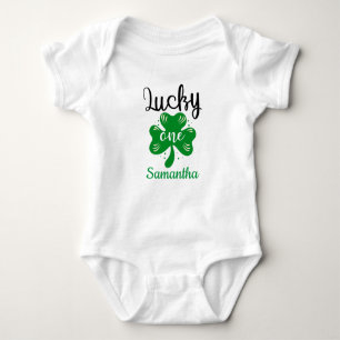 Body Para Bebé Lucky One First Birthday Outfit St Patrick's Day