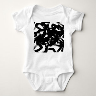 Body Para Bebé Lujoso Arte de Oro: Resumen de Ataque Negro.