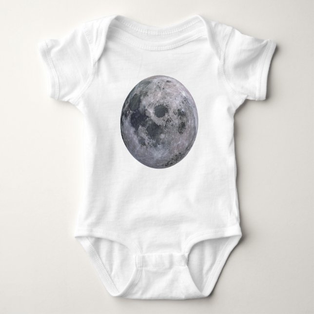 Body Para Bebé LUNA COMPLETA Traje para niños (Anverso)