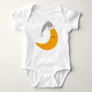 Body Para Bebé Luna Durmiente, Cápsula Nocturna, Luna Cuidada, Lu
