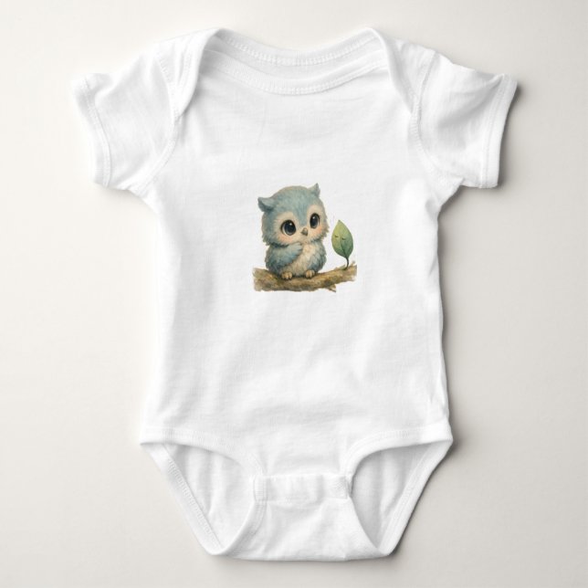 Body Para Bebé Luna the Owl Toddler Tee – Nighttime Guardian  (Anverso)