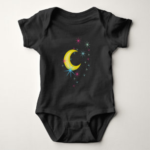 Body Para Bebé Luna y estrellas
