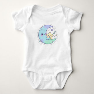 Body Para Bebé Luna y estrellas durmiendo lindas