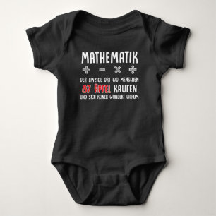 Body Para Bebé Lustiger Mathe Nervio Spruch Mathematik Schule