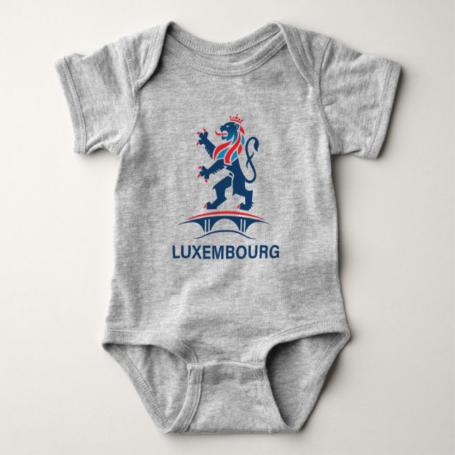 Body Para Bebé Luxemburgo Europa (Anverso)