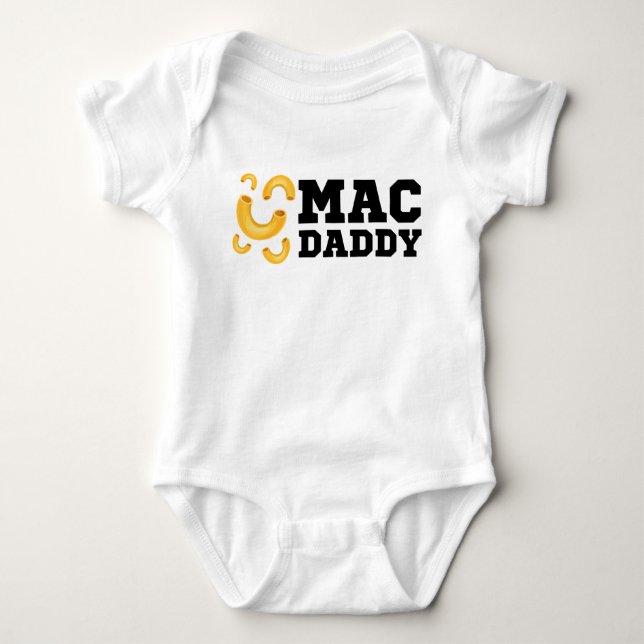 Body Para Bebé Mac Daddy Macaroni (Anverso)