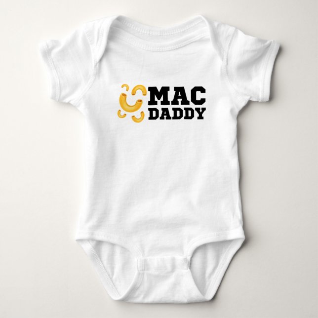 Body Para Bebé Mac Daddy Macarrones (Anverso)