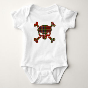 Body Para Bebé MacFarlane Tartan Skull No Banner