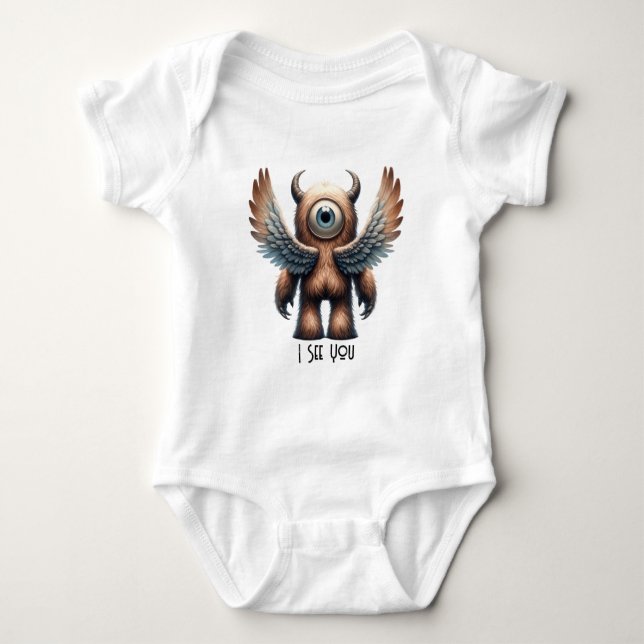 Body Para Bebé MacGregor - Camiseta monstrual de un solo ojo (Anverso)