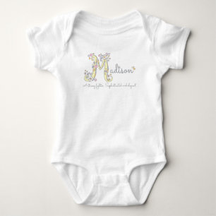 Body Para Bebé Madison chicas M nombre significa ropa personaliza