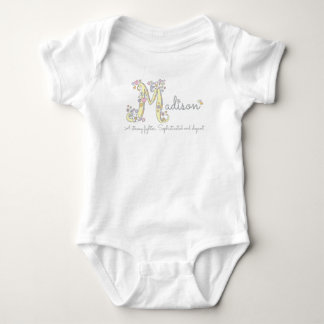 Body Para Bebé Madison chicas M nombre significa ropa personaliza