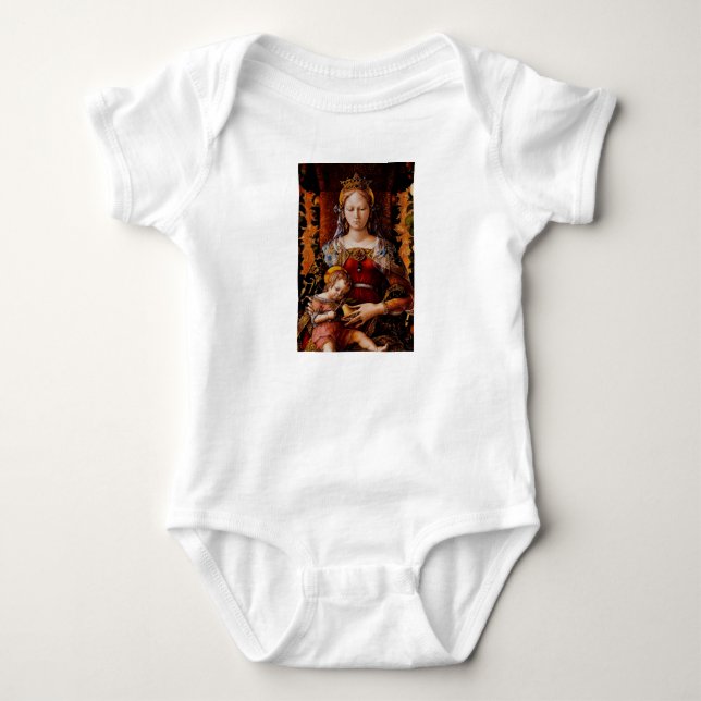 Body Para Bebé Madonna della Candeletta por Carlo Crivelli (Anverso)