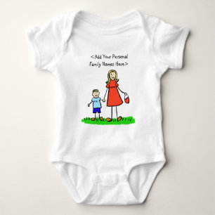 Body Para Bebé Madre e hijo Personalizado familia mami y yo camis
