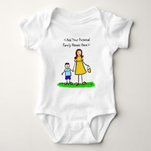 Body Para Bebé Madre e hijo Personalizado familia mami y yo camis