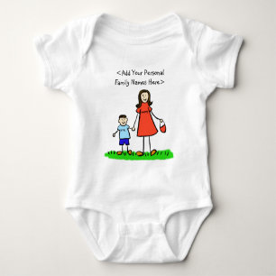 Body Para Bebé Madre e hijo Personalizado familia mami y yo camis