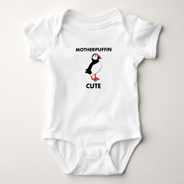 Body Para Bebé Madre Puffin Cute bebé Oner (Anverso)