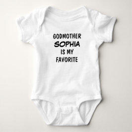 Body Para Bebé Madrina Personalizada es Mi Favorita 