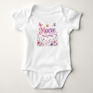 Body Para Bebé Maeve - Dulce nombre irlandés que significa "Ella