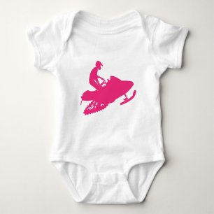 Body Para Bebé Magenta-Snowmobiler