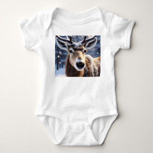 Body Para Bebé Magia de renos: Cierre del compañero leal de amigo